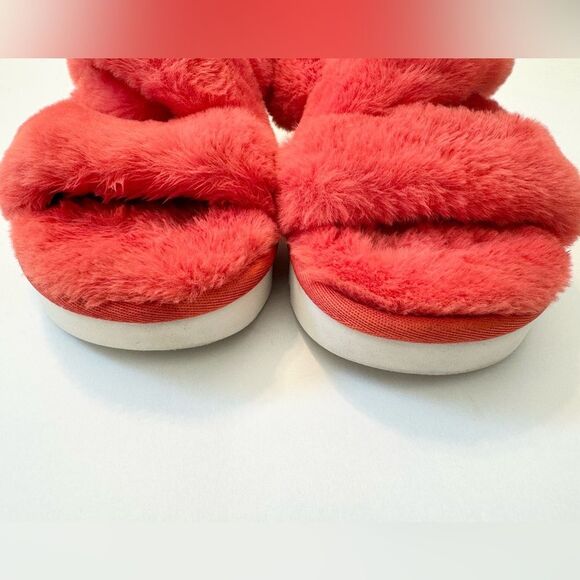 Koolaburra By UGG Fuzz-Ee Women's Fiesta Slip-on Sandals, Bright Orange Size 8 - Picture 4 of 8